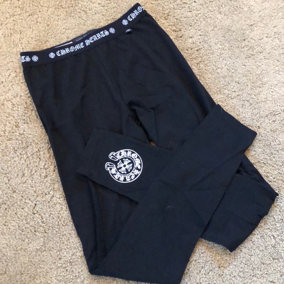 Chrome Hearts Pants - RARE CHROME HEARTS LEGGINGS XS/S